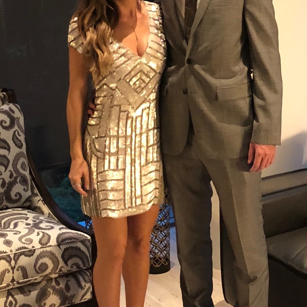 Parker sequin dress worn once
